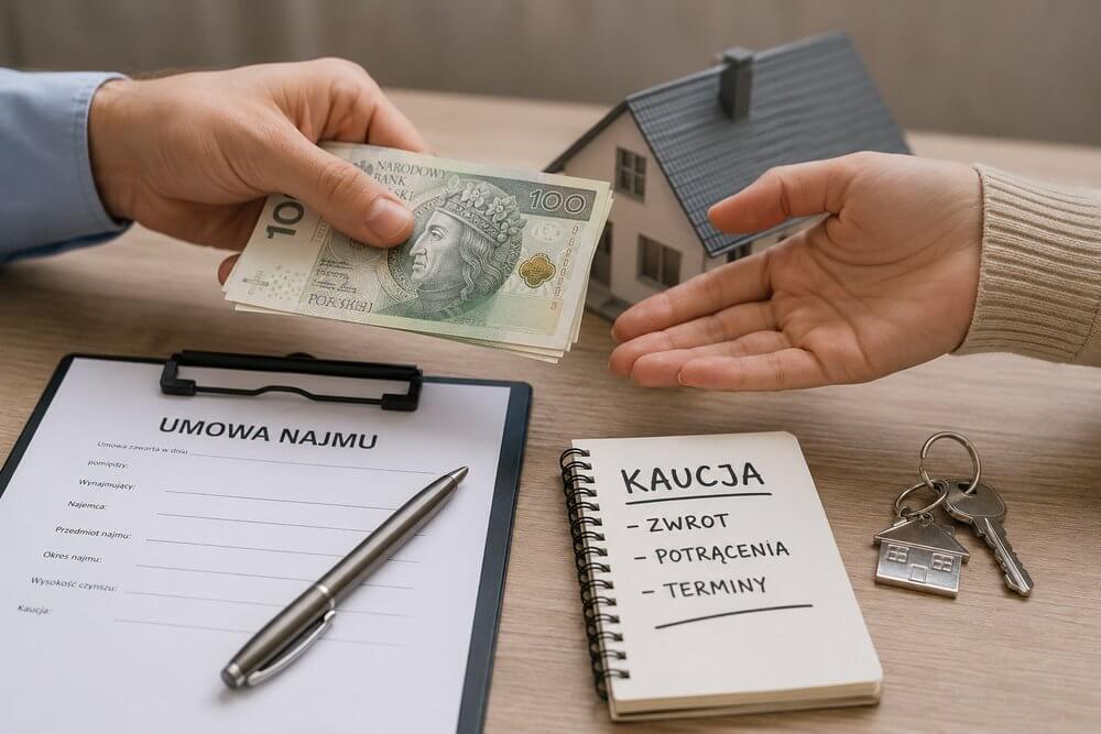 Kaucja za najem mieszkania – zwrot, potrącenia i terminy